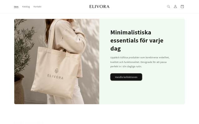 Elivora storefront