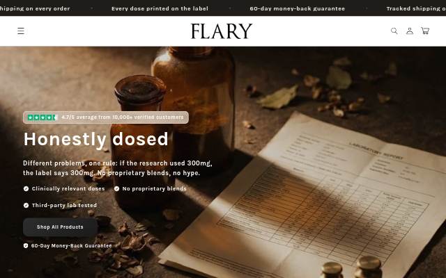 Flary storefront