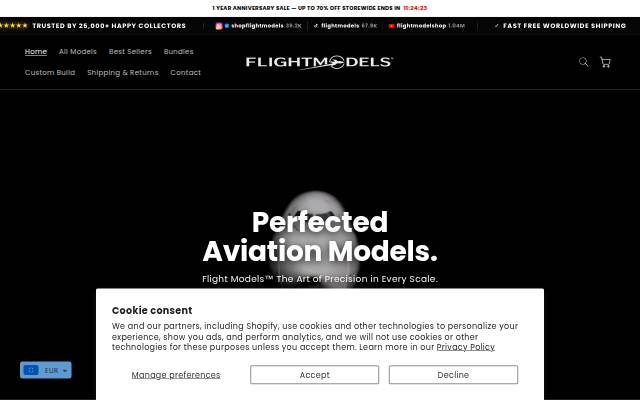FlightModels™ storefront