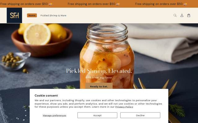 shopfoodhub.com storefront