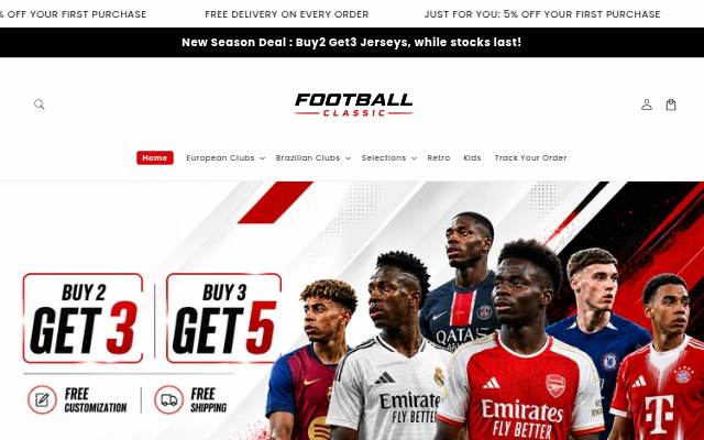 Escaparate de Football Classic