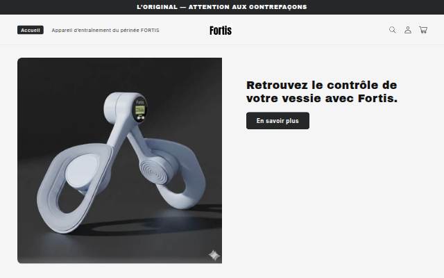 FortisFr storefront