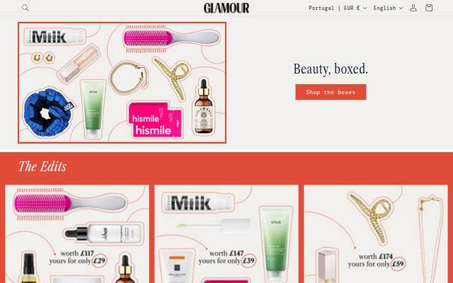 Montra da Glamour UK Beauty Box