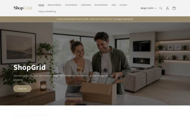 shopgrid storefront