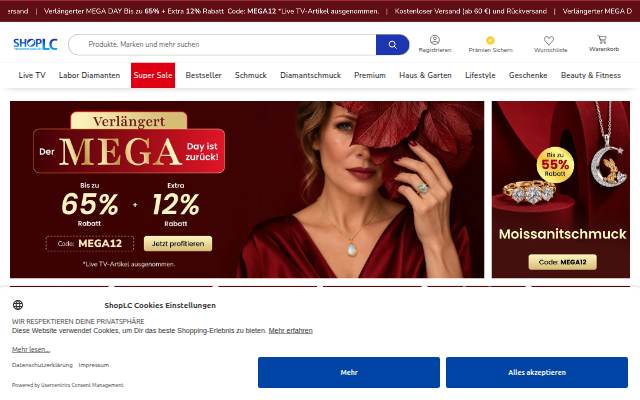 Shop LC Germany storefront