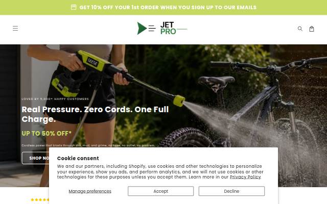 Montra da Shop Jet Pro