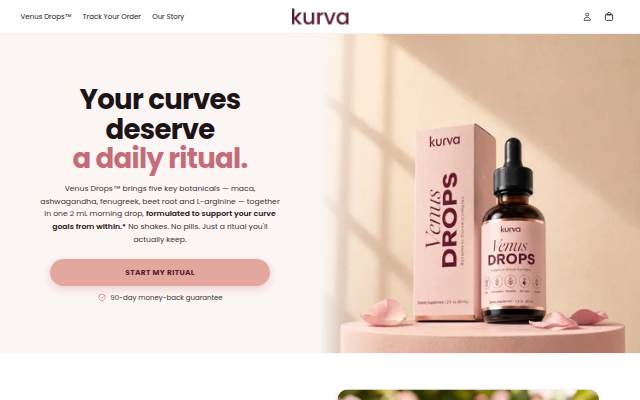 Startseite von Kurva
