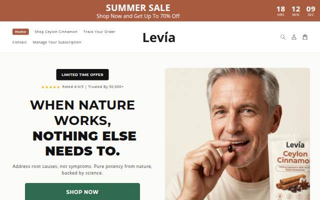 Levia storefront