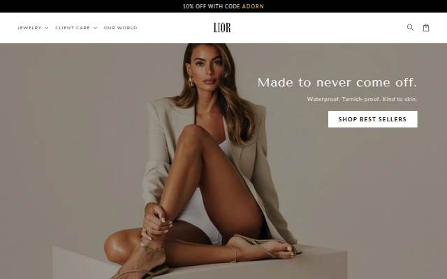 LIOR storefront