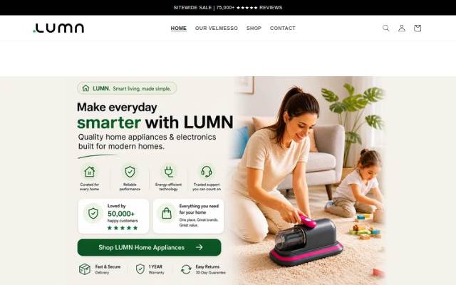 LUMN storefront