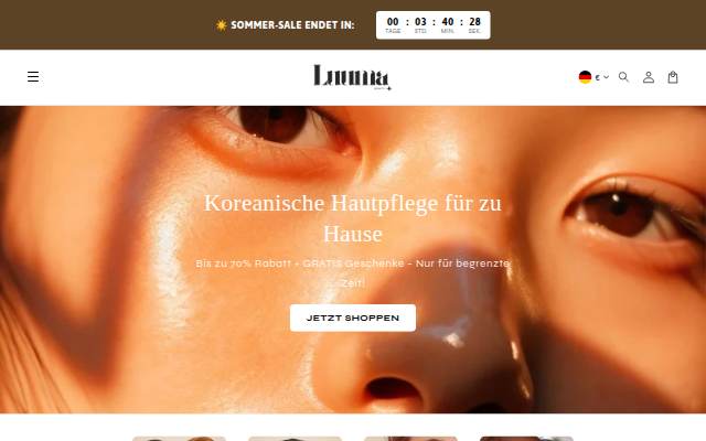 LUUMA storefront