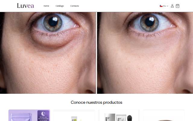 Startseite von Luvea Beauty