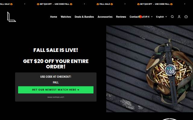 Luxium storefront