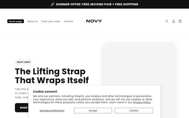 Novy storefront