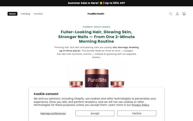 PUREBITE storefront