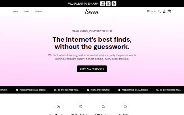 Soren storefront