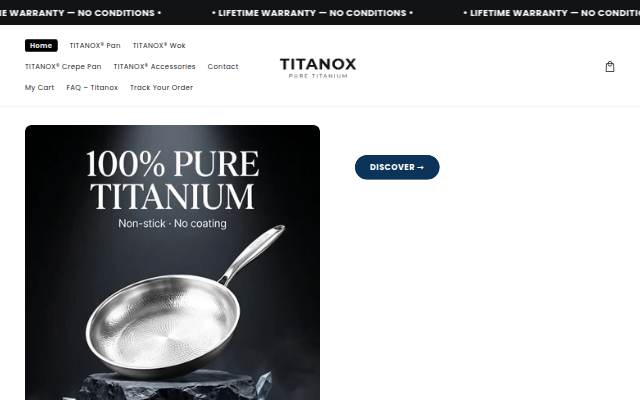 Shop Titanox storefront
