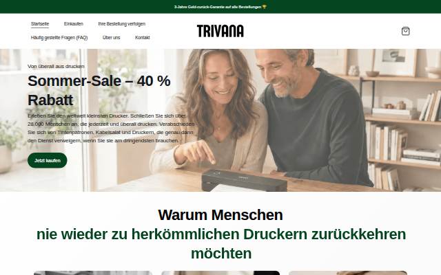Trivana storefront