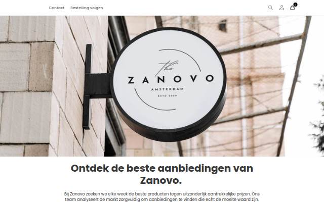 Zanovo storefront