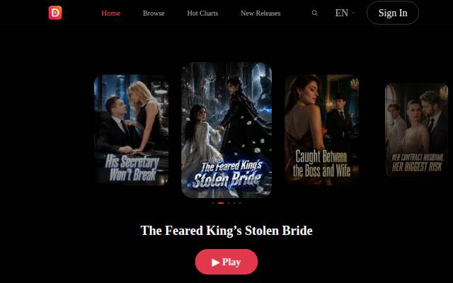 ShortFlix storefront