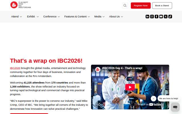 IBC 2026 storefront