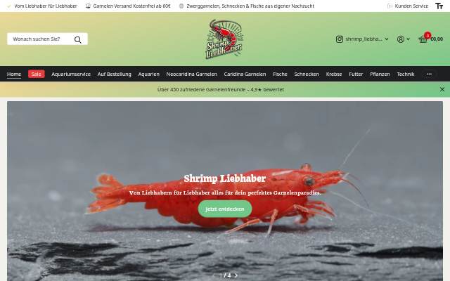 Shrimp Liebhaber storefront