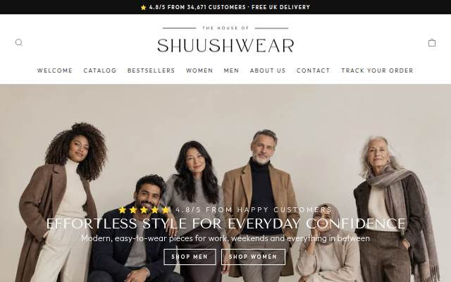 Shuush Wear storefront