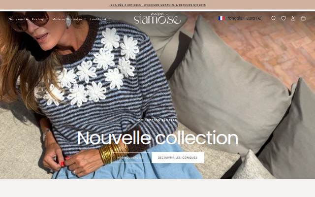 SIAMOISE.FR storefront