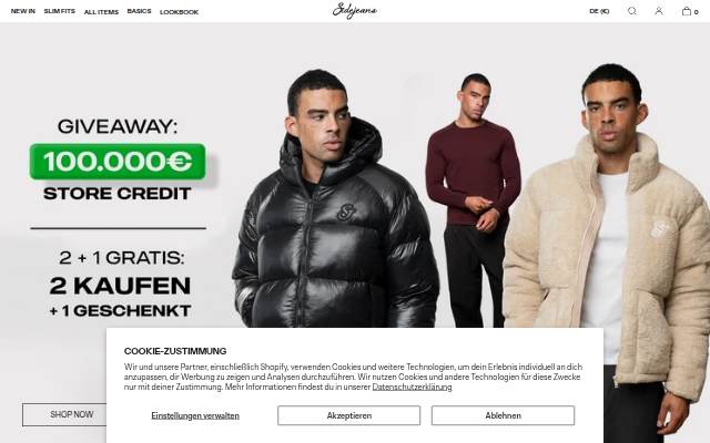 Startseite von SideJeans