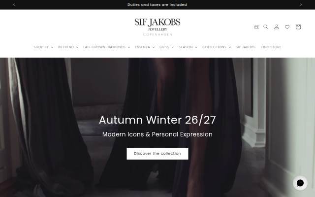 Startseite von Sif Jakobs Jewellery