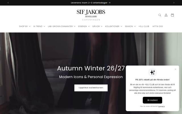 Sif Jakobs Jewellery storefront