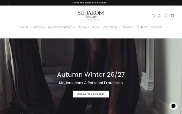 Startseite von Sif Jakobs Jewellery