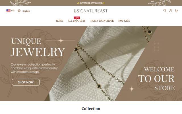 signatureast storefront