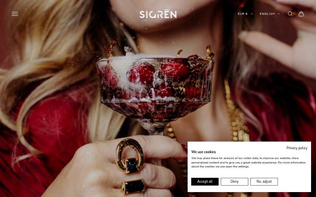 Startseite von Sigrén Jewelry