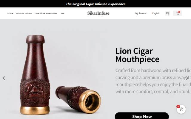 SikarInfuse – Cigar Flavor Infusing Humidor New Invention in Cigar Accessories storefront