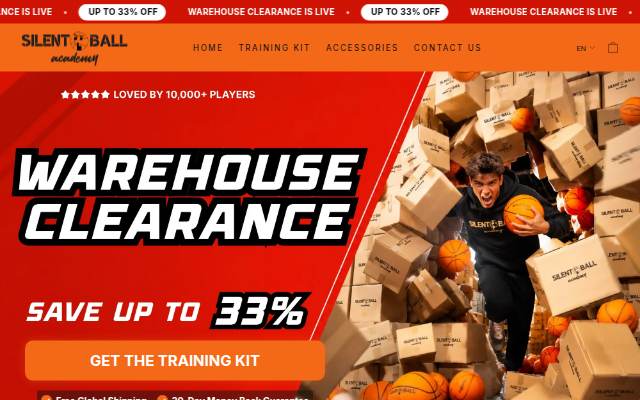SilentBall™ Academy storefront