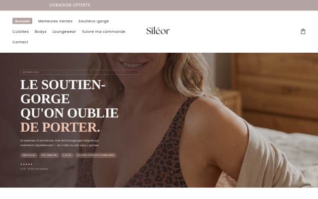 Siléor storefront