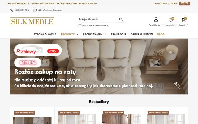 Silk Meble - Meble tapicerowane i akcesoria domowe storefront