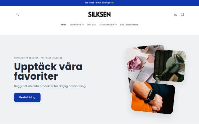 Silksen storefront