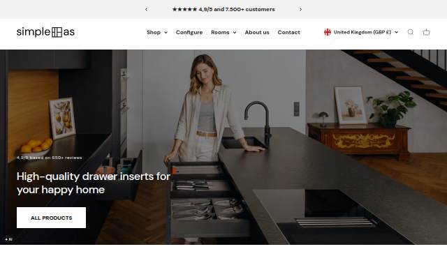 simpleas storefront