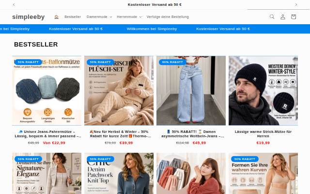 Startseite von simpleeby