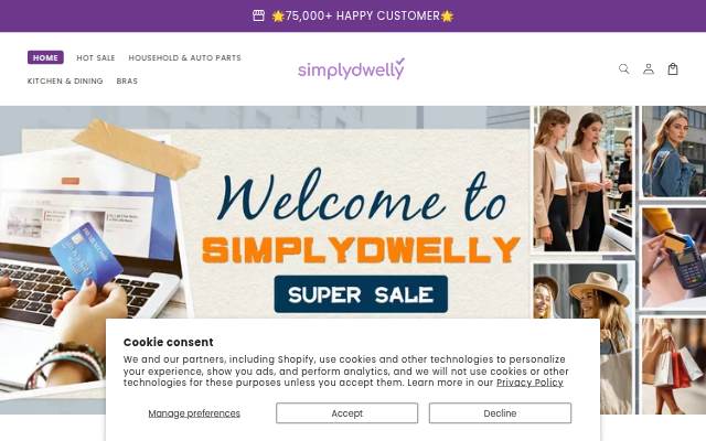 Simplydwelly storefront
