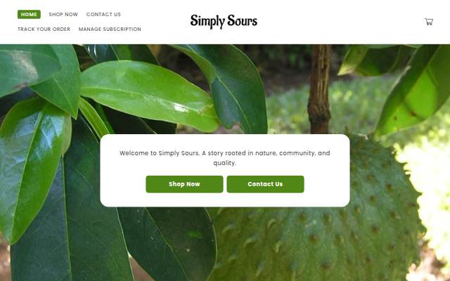 Simply Sours storefront