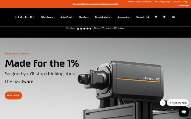 Simucube storefront