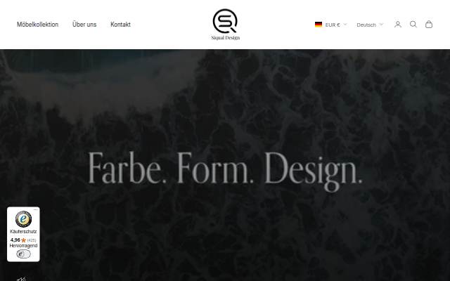 Siqual Design storefront