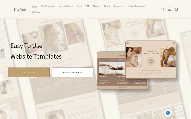 Site Vee storefront