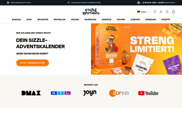 Escaparate de SizzleBrothers