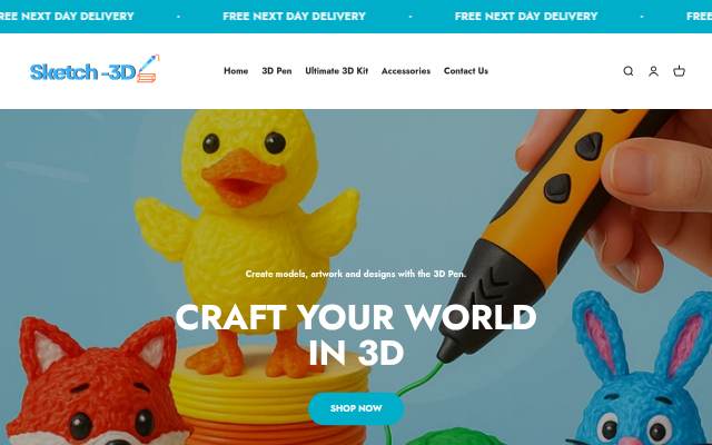 Sketch-3D storefront