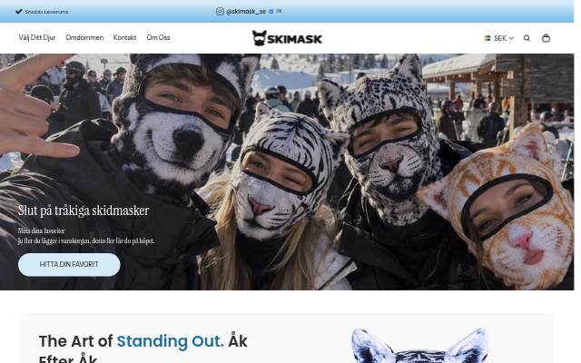 Skimask storefront