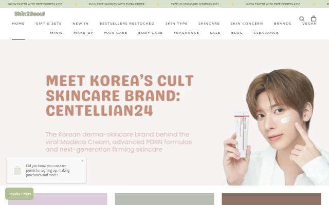 Skin2Seoul storefront